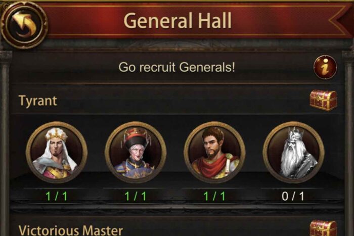Art Hall General (General Hall) – How to Get | Evony: The King's Return GUIDE WIKI