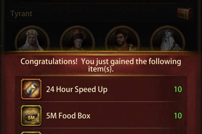Art Hall: General Hall Reward List | Evony: The King's Return GUIDE WIKI