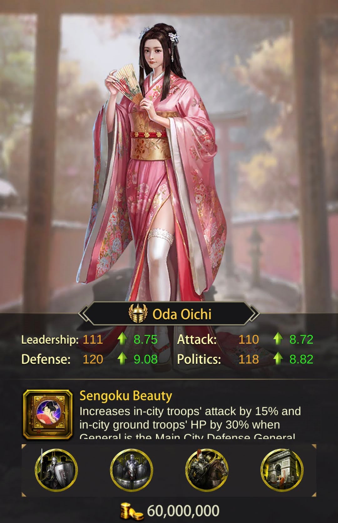 Oda Oichi Evony general portrait