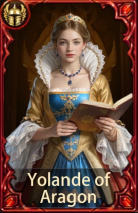 Yolande of Aragon Evony general portrait