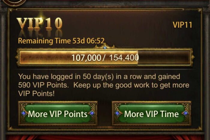 How to increase VIP Level & earn VIP Points | Evony: The King's Return GUIDE WIKI