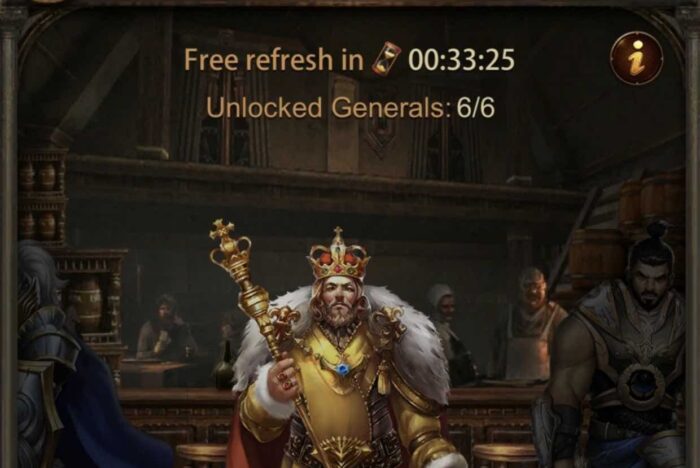 Drop Rate of Historic General at Tavern (In-game displayed values & Test results)